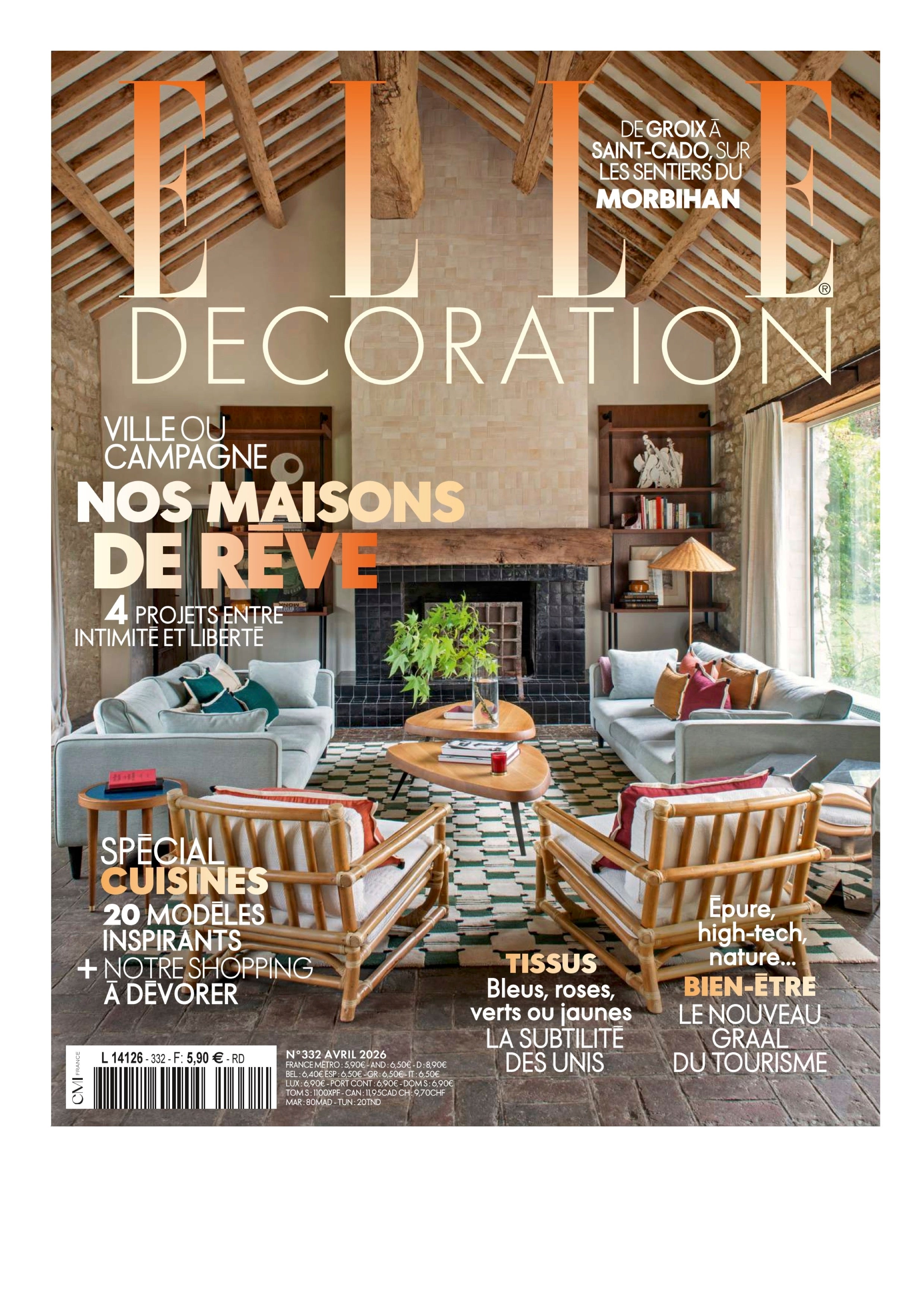 Elle Decoration, France, April 2026